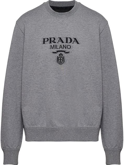 grey prada sweatshirt|prada sweatsuit men.